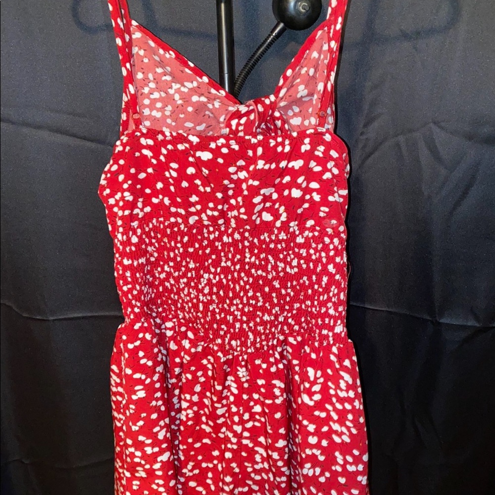 Shein Red pota-dots Romper L